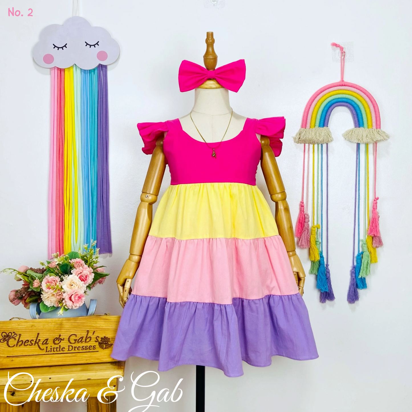 Maxene Dress - Candy Colors (Light)
