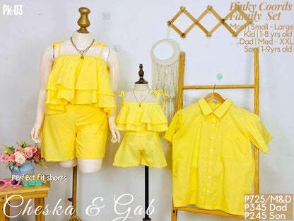 Pinkie Coordinates Family Set - Shorts