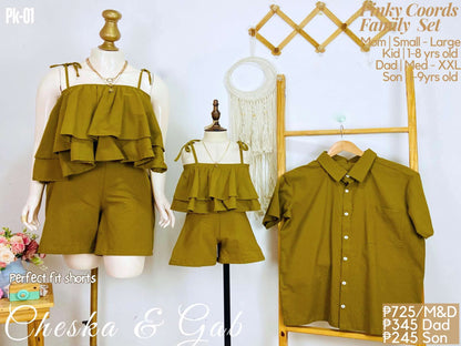 Pinkie Coordinates Family Set - Shorts
