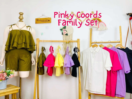 Pinkie Coordinates Family Set - Shorts