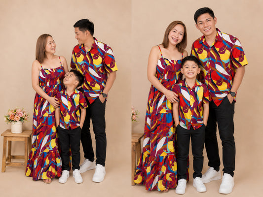 Azelea Family Set - Challis Printed