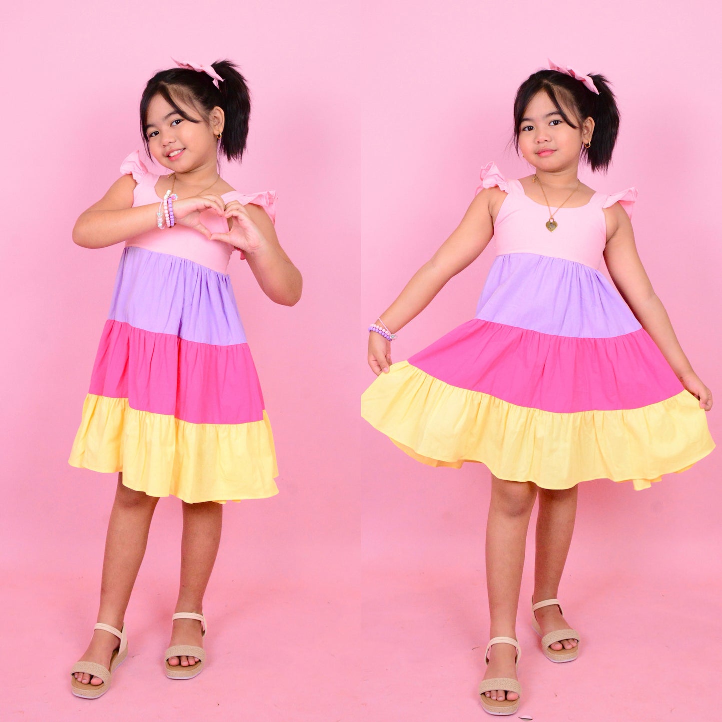 Maxene Dress - Candy Colors (Light)