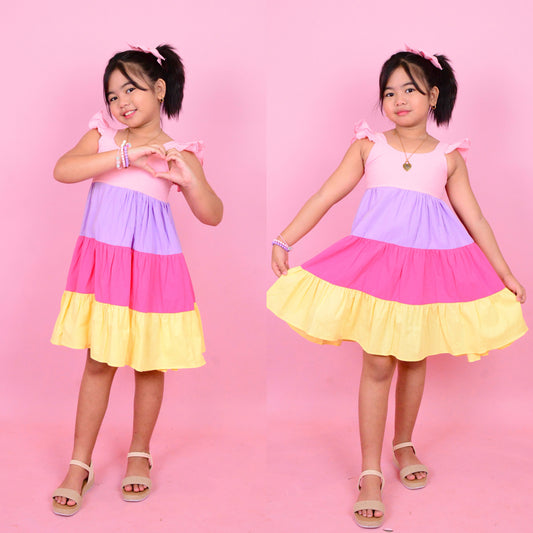 Maxene Dress - Candy Colors (Light)