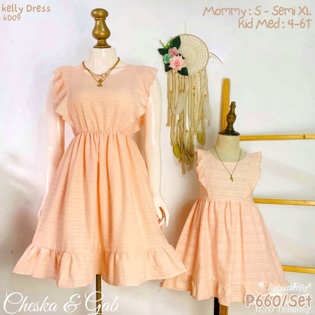 Kelly Embroidery Dress Family Set