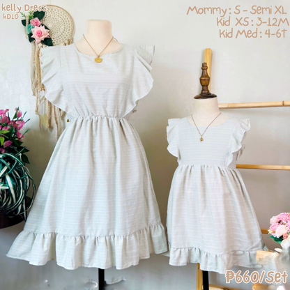 Kelly Embroidery Dress Family Set