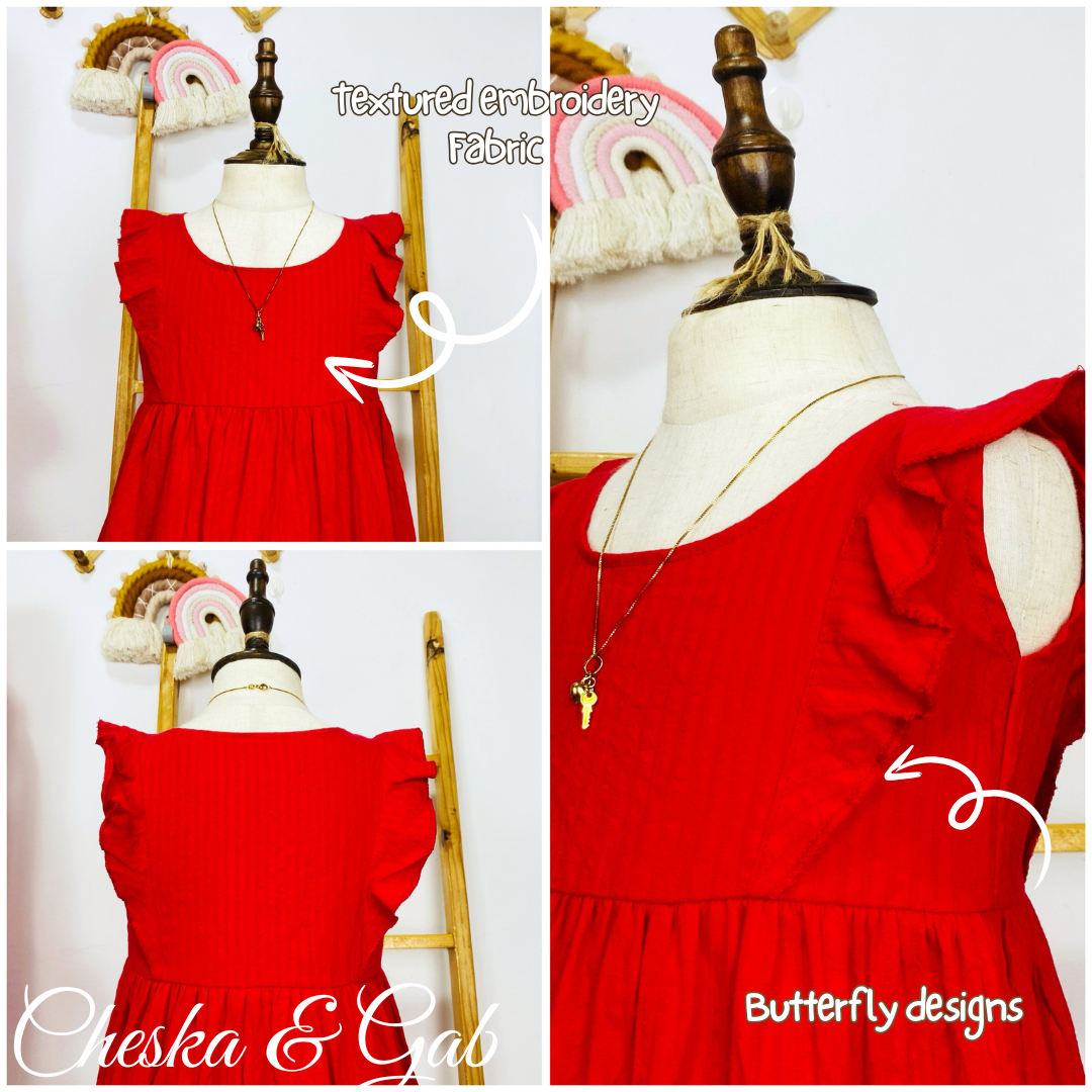 Kelly Embroidery Dress Family Set