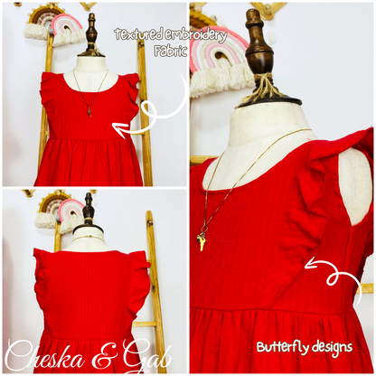 Kelly Embroidery Dress Family Set