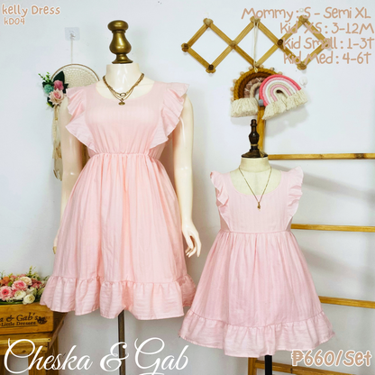 Kelly Embroidery Dress Family Set