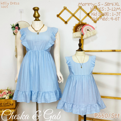 Kelly Embroidery Dress Family Set