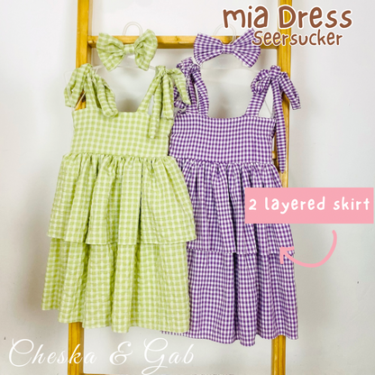 Mia Dress - Checkered