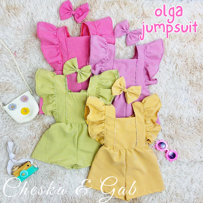 Olga Checkered Jumpsuit