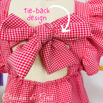 Olga Checkered Jumpsuit