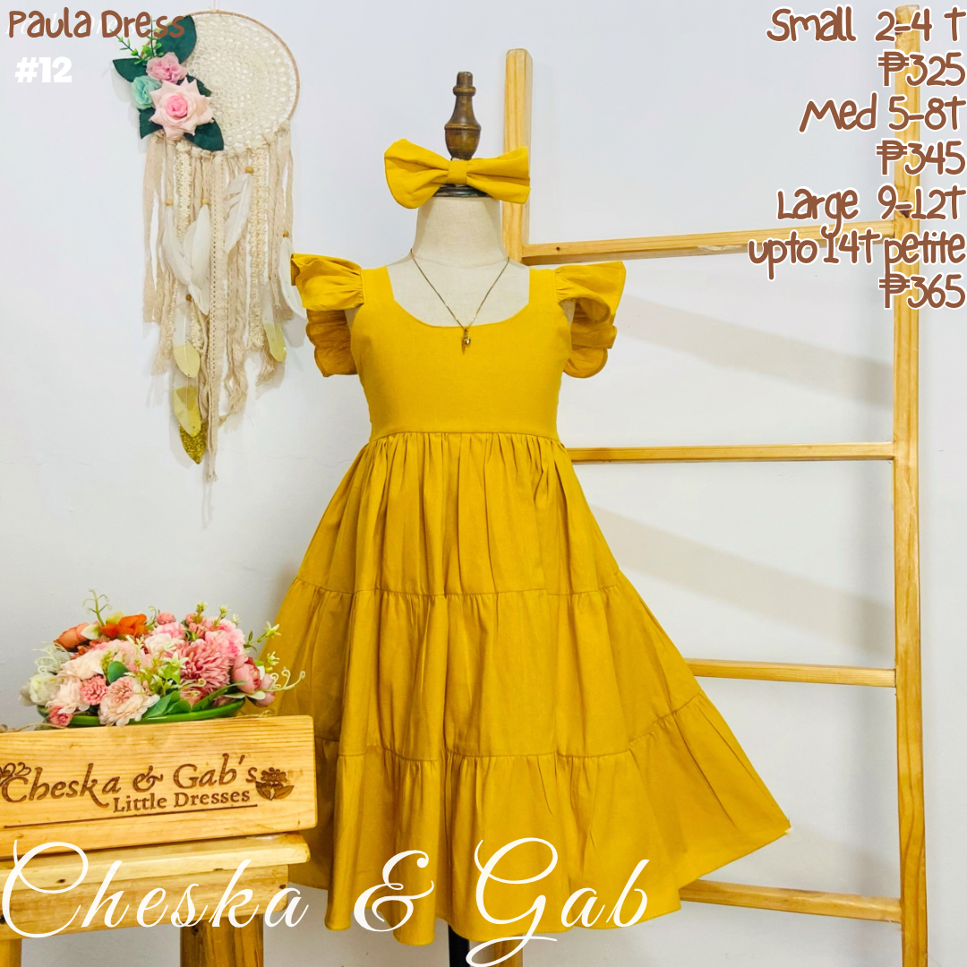 Paula Dress - Cotton Linen