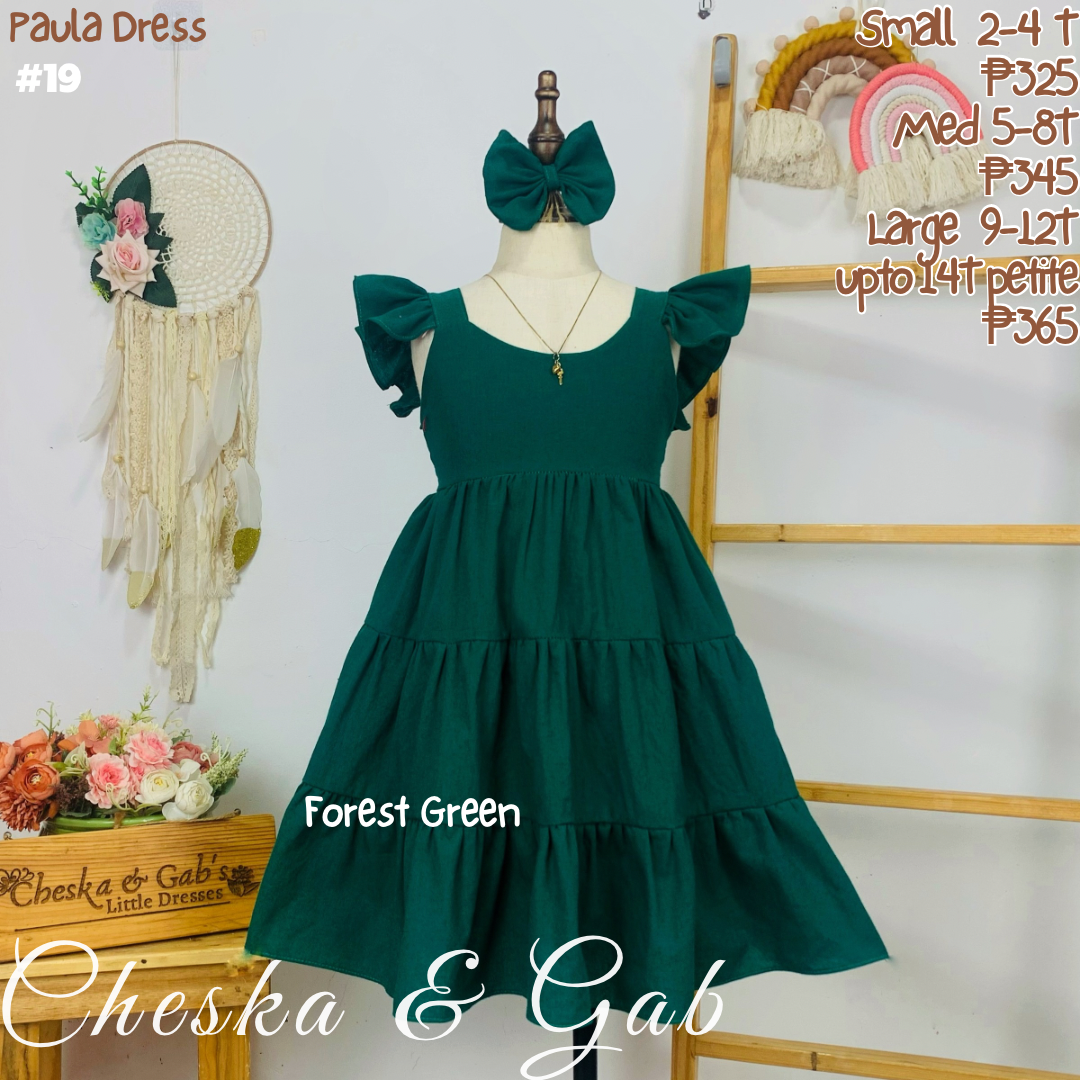 Paula Dress - Cotton Linen