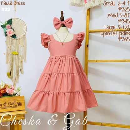 Paula Dress - Cotton Linen