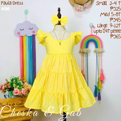 Paula Dress - Cotton Linen