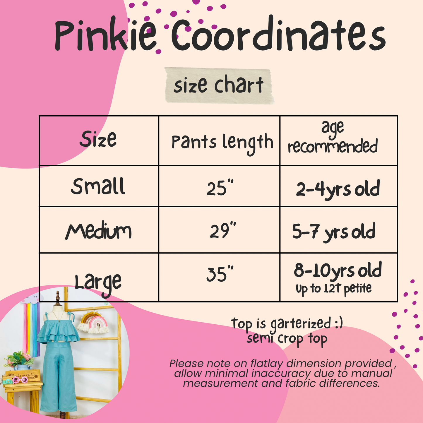 Pinkie Coordinates - Pants