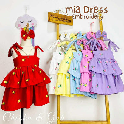 Mia Dress - Embroidery