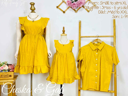Kelly Embroidery Dress Family Set