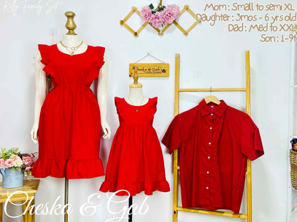 Kelly Embroidery Dress Family Set