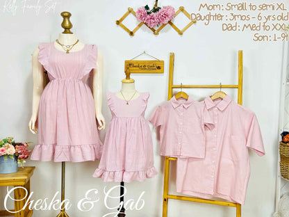 Kelly Embroidery Dress Family Set