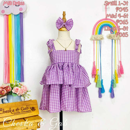 Mia Dress - Checkered