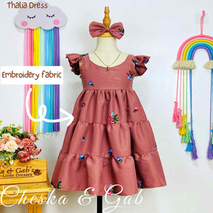 Thalia Embroidery Dress