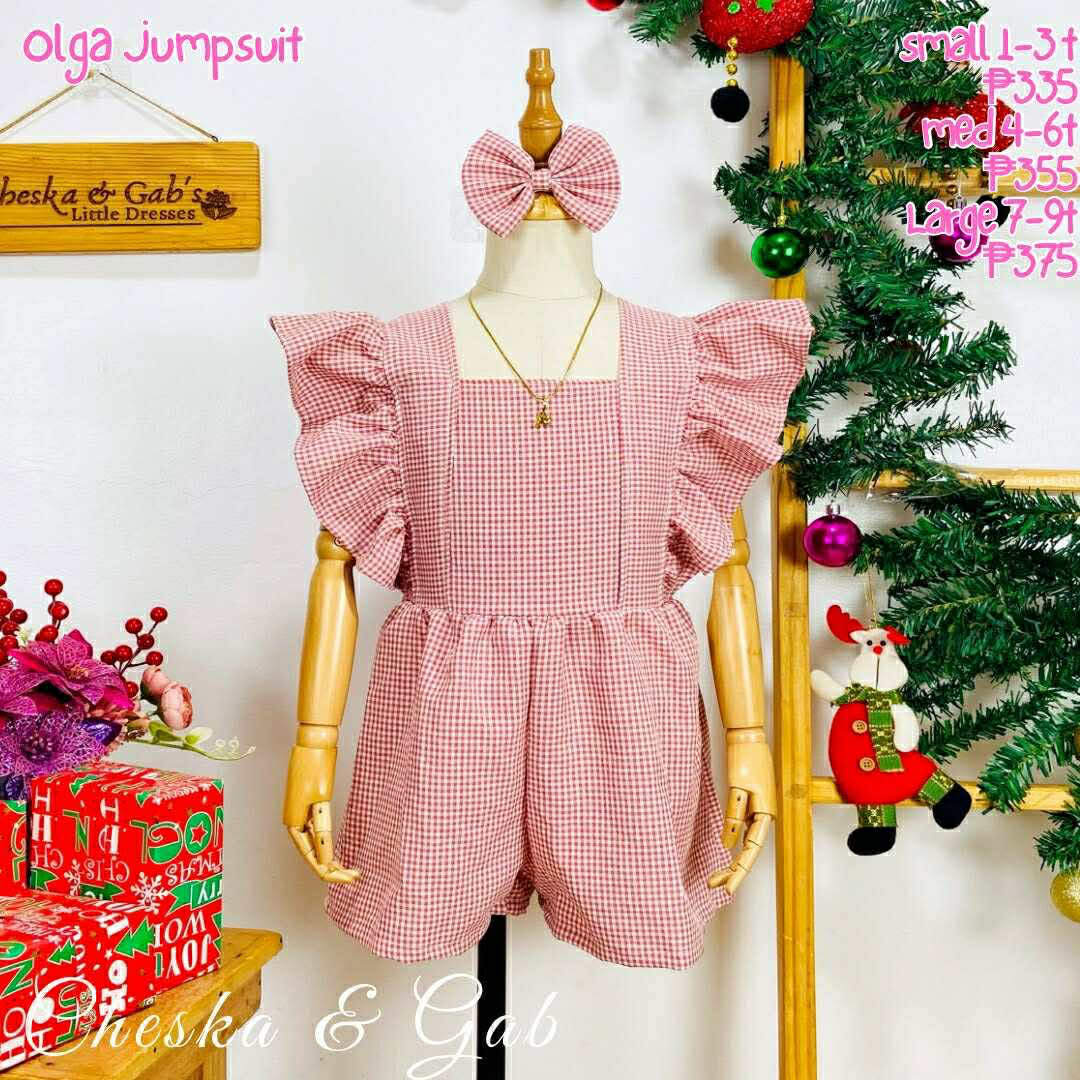 Olga Checkered Jumpsuit