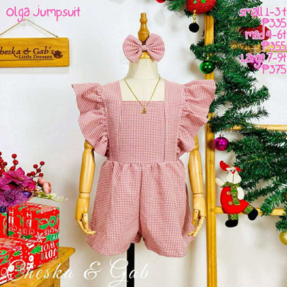 Olga Checkered Jumpsuit