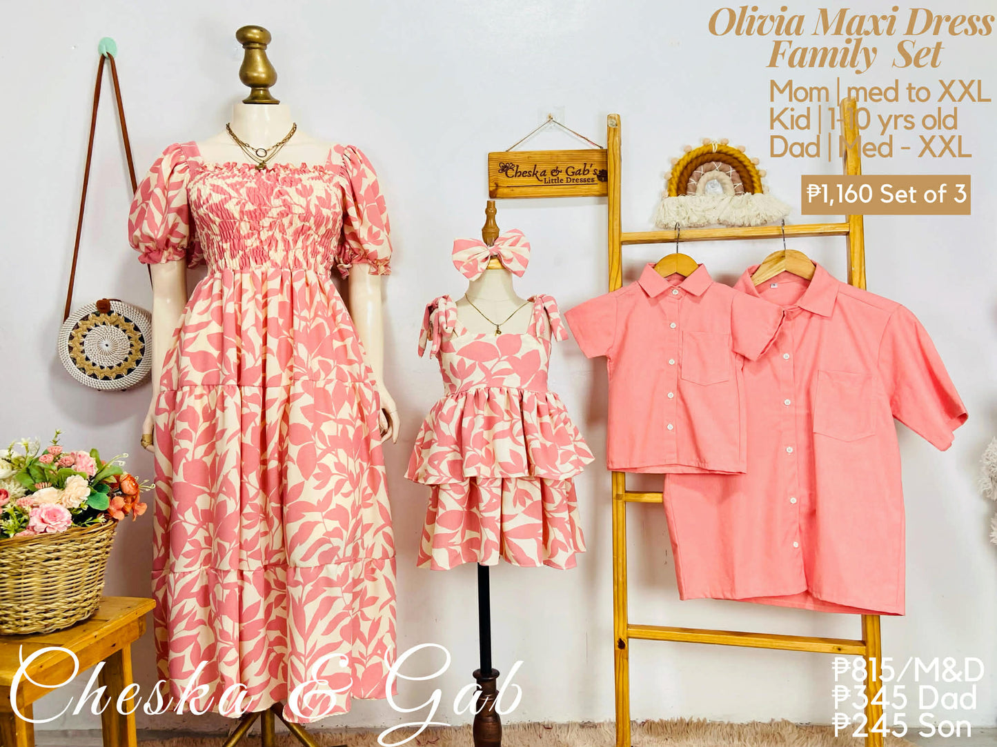 Olivia + Mia Family Set
