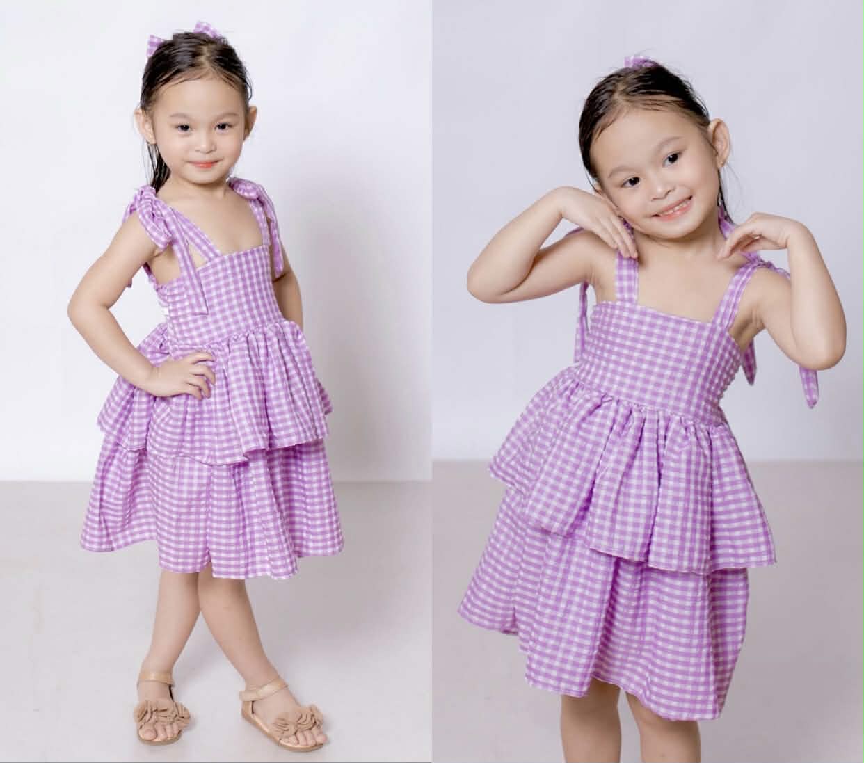 Mia Dress - Checkered