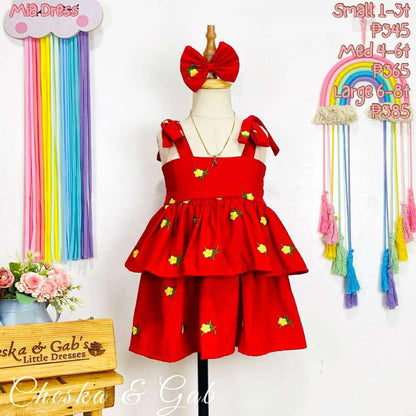 Mia Dress - Embroidery